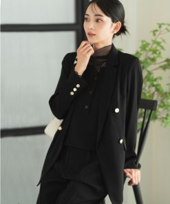 2025SS新作【洗濯機洗い/トールサイズ】ダブルブレストジャケット