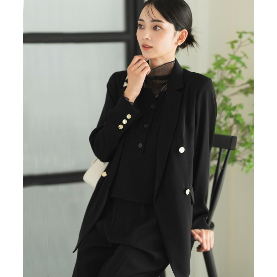 2025SS新作【洗濯機洗い/トールサイズ】ダブルブレストジャケット