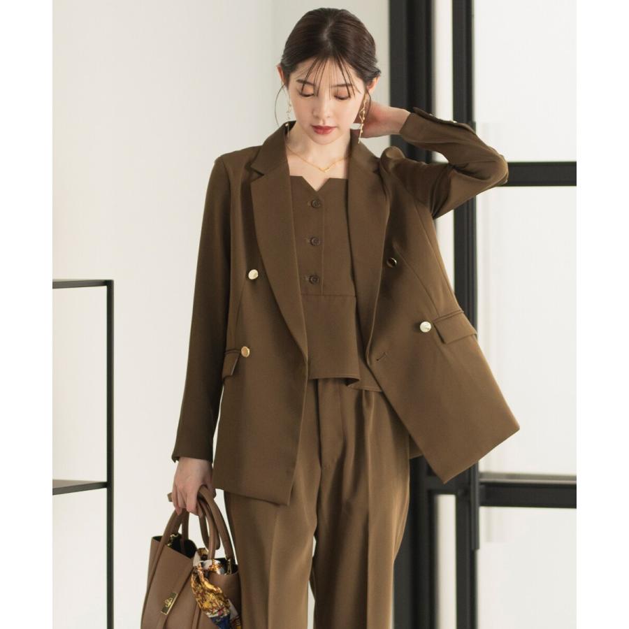 2025SS新作【洗濯機洗い/トールサイズ】ダブルブレストジャケット - 画像 (2)