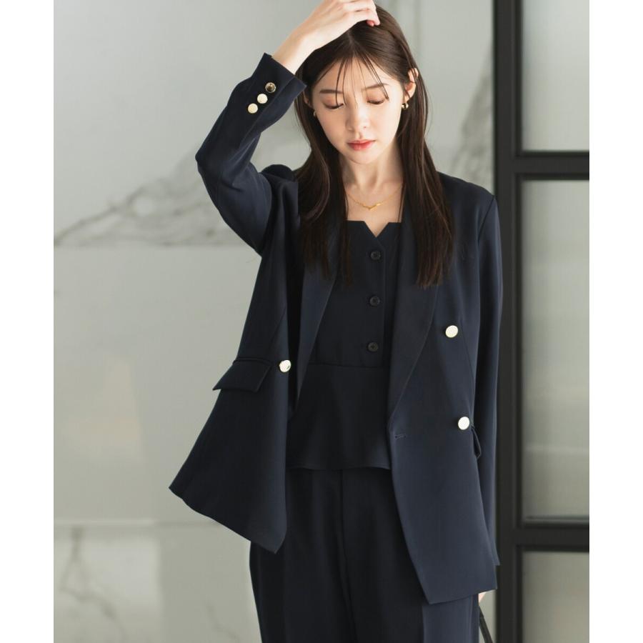 2025SS新作【洗濯機洗い/トールサイズ】ダブルブレストジャケット - 画像 (4)