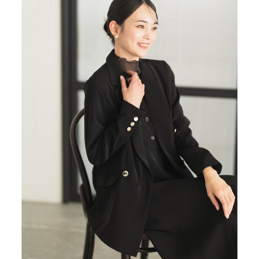 2025SS新作【洗濯機洗い/トールサイズ】ダブルブレストジャケット - 画像 (5)