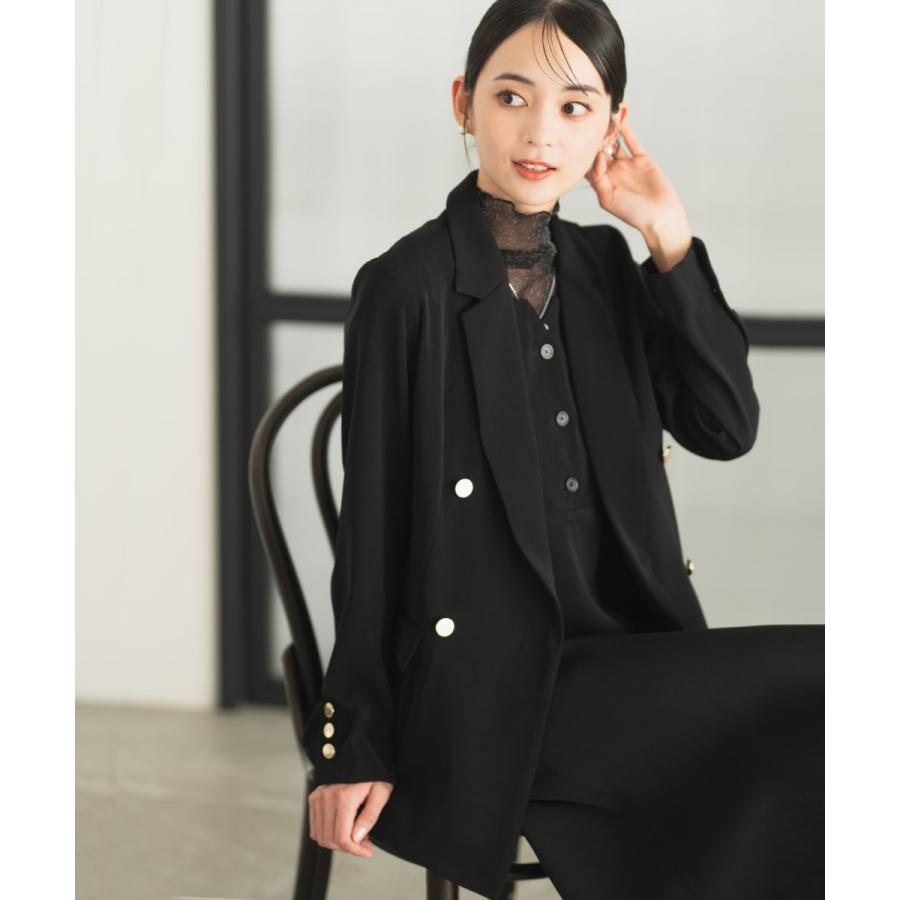 2025SS新作【洗濯機洗い/トールサイズ】ダブルブレストジャケット - 画像 (6)