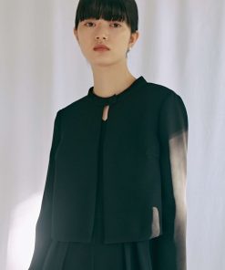 kaene ジャケット テーラードジャケット バックタックジャケット「ブラックフォーマル対応」冠婚葬祭 礼服 喪服 入学式 卒業式 七五三 お宮参り レディース