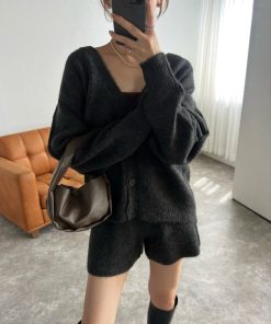 Bonjour Sagan 「Bonjour Sagan」 セットアップ FREE チャコールグレー レディース