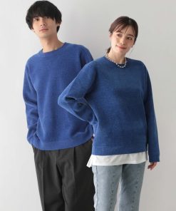GLOBAL WORK 「GLOBAL WORK」 長袖ニット MEDIUM ロイヤルブルー メンズ