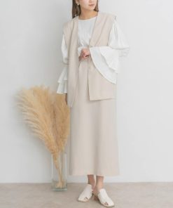 KBF 「KBF」 セットアップ ONE ベージュ レディース