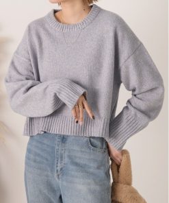 ad thie 「ad thie」 長袖ニット FREE ライトブルー レディース