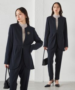 RANAN 「RANAN」 セットアップ LL ネイビー レディース