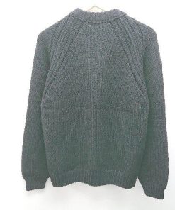 ◇ Gran Sasso グランサッソ シンプル カジュアル きれいめ ゆったりめ 長袖 ニット サイズ表記なし ブラック メンズ E