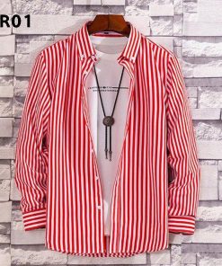 ストライプシャツ メンズ ボタンダウンシャツ カジュアルシャツ スリムシャツ シャツ ス 春服 メンズシャツ