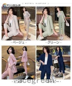 【大特価】洗えるスーツレディースパンツスーツビジネススーツセットアップ春夏秋冬ビジネス通勤OL女性オフィスカジュアル結婚式30代40代50代