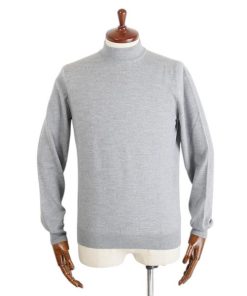 GRAN SASSO グランサッソ [秋冬] 12G メリノウール モックネック ニット 12ゲージ 55108/14290