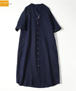 ワンピース チュニック レディース シャツ シャツワンピース ロングシャツ シャツワンピ 無地 七分袖 秋 春 ロング カーディガン リネン 羽織 シンプル ゆったり