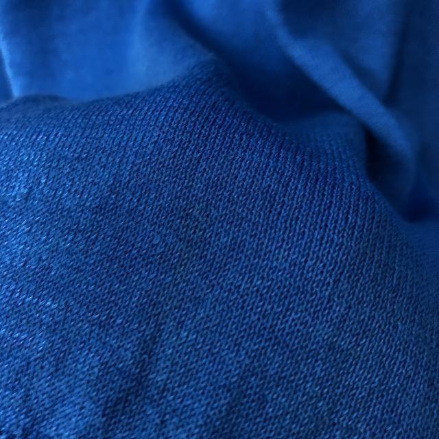 NANO universe ナノユニバース nano・universe ニット 薄手 セーター シンプル 無地 Vネック 長袖 サイズ40 ブルー 青 メンズ - 画像 (7)