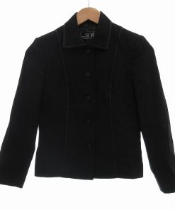 東京ソワール TOKYO SOIR セットアップ フォーマル ジャケット ワンピース ウール 黒 ブラック 7 春夏秋冬 /UO ■GY39 レディース