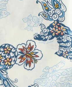 ふるさと納税 うるま市 【マンゴハウスのかりゆしウェア】メンズ3Lサイズ　オフブルー　いちゃりばシーサーパイン　251135